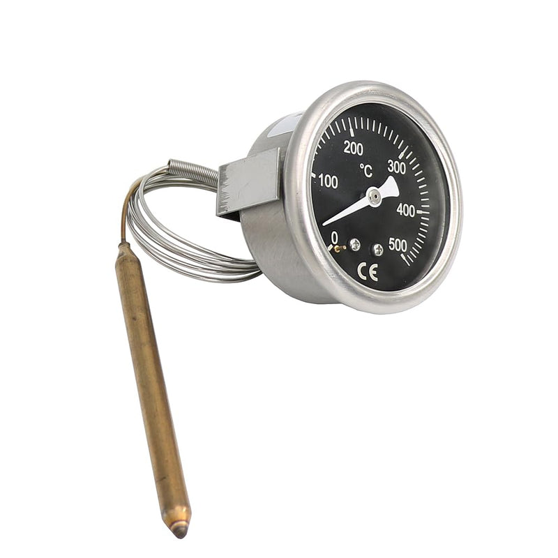 [Australia - AusPower] - Pizza Oven Electric Oven Bread Kiln Thermometer Pointer Temperature Display 500 Degrees 304 Stainless Steel Temperature Gauge 