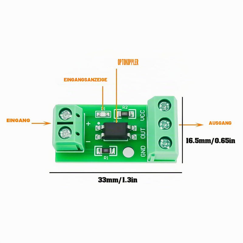 PC817 3-5V Single Channel Photoelectric Isolator Isolation Module