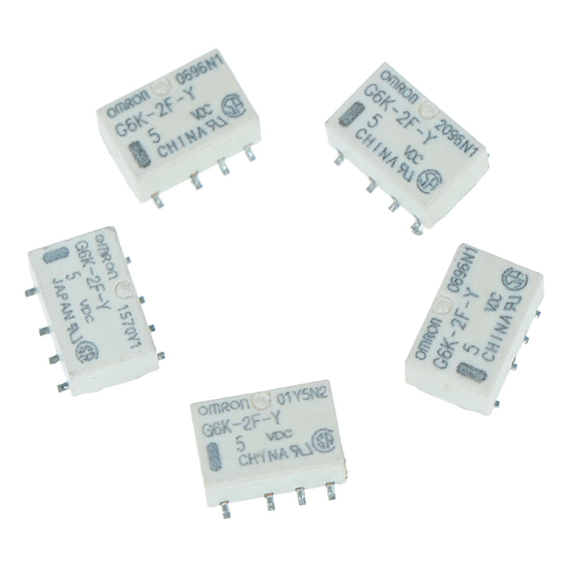 Relay Module DC 5V, 5 Pieces 1A Signal Relay Mini Power Relay 1 Channel Relay Module for Electronic Components for Omron Relay