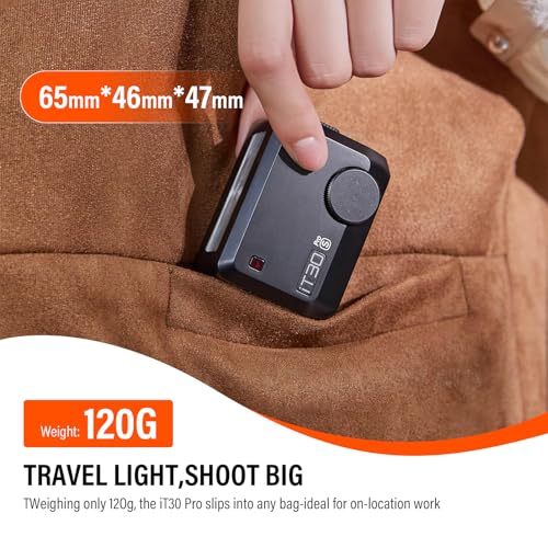 Godox iT30 Pro C Mini TTL Flash Compatible for Canon Cameras Godox iT30ProC Black IT30 PRO for Canon