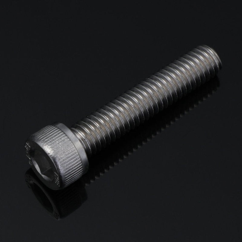 [Australia - AusPower] - M6-1.0 x 25mm Socket Head Cap Screws Metric, Allen Socket Drive, Stainless Steel 18-8 (304), Full Thread, Bright Finish, Machine Thread, 20 PCS M6 x 25mm 