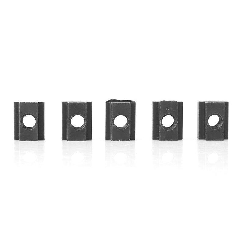 [Australia - AusPower] - 5 pcs T Slot Nuts, M8/10 Threads Steel for Bed Deck Rail for Tacoma Cleats for Pick-Up Truck Bed Deck Rails (#1) 
