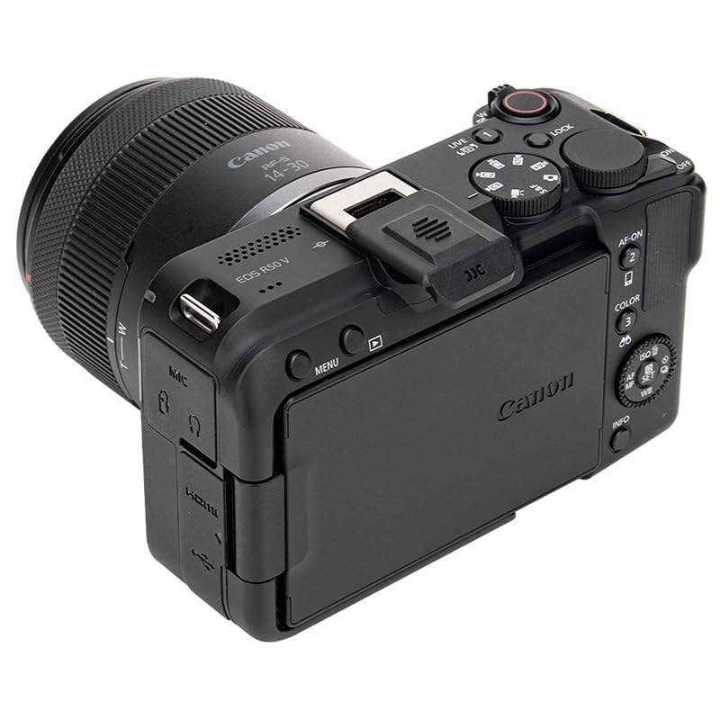 JJC Hot Shoe Cover for Canon V1, R5 Mark II, R1, R50V, R8, R50, R6 Mark II, R10, R7, R5C and R3 Cameras, Replaces Canon Multi-Function Hot Shoe Cover ER-SC2