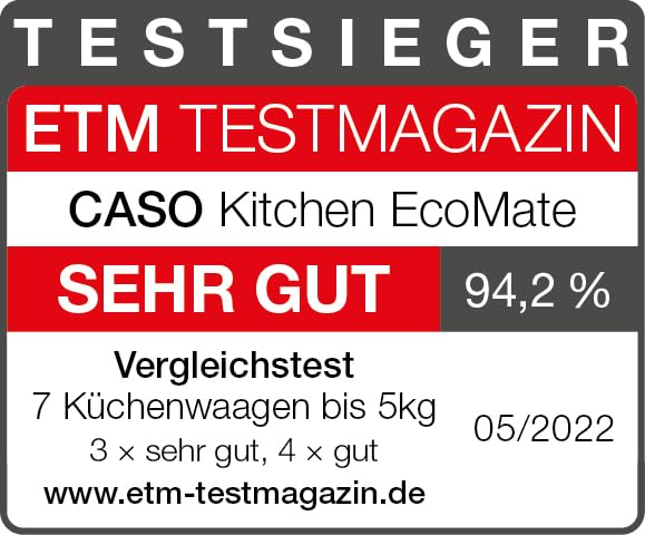 CASO Design EcoMate Battery Free Scales