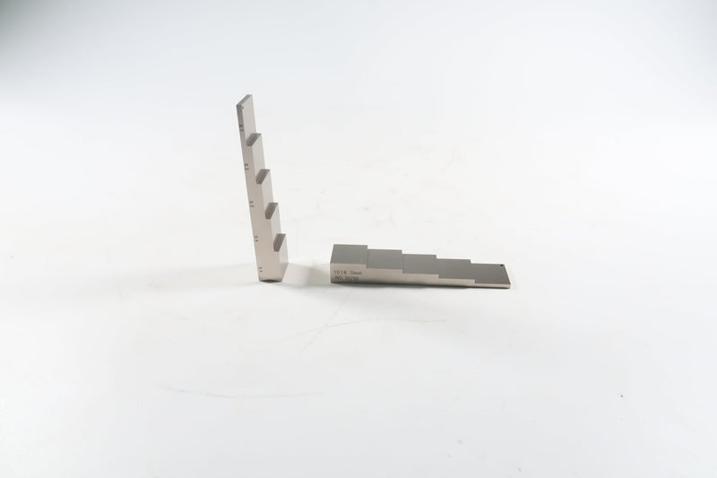 [Australia - AusPower] - Nickel Plated ultrasonic Calibration Block UT Step Block Wedge 1018 Steel 5 Step 0.1/0.2/0.3/0.4/0.5'' Nickel-Plated for Corrosion and wear Resistance.with high Quality Carrying case and Certificate. 
