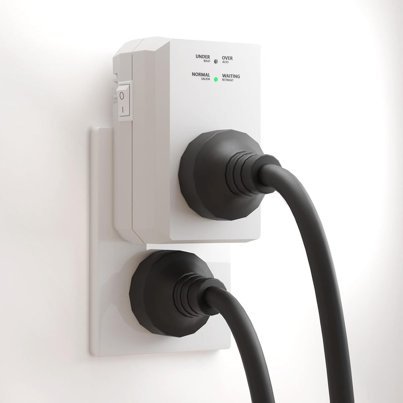 [Australia - AusPower] - BSEED Single Outlet Surge Protector, Small Surge Protector Wall Tap with Ground Protected Light Indicators for Refrigerators, PC, TV, Xbox Series X, PS5 and Home Appliances, 15A, 1875W, 120V, 4 Pack 120-4 Pack 