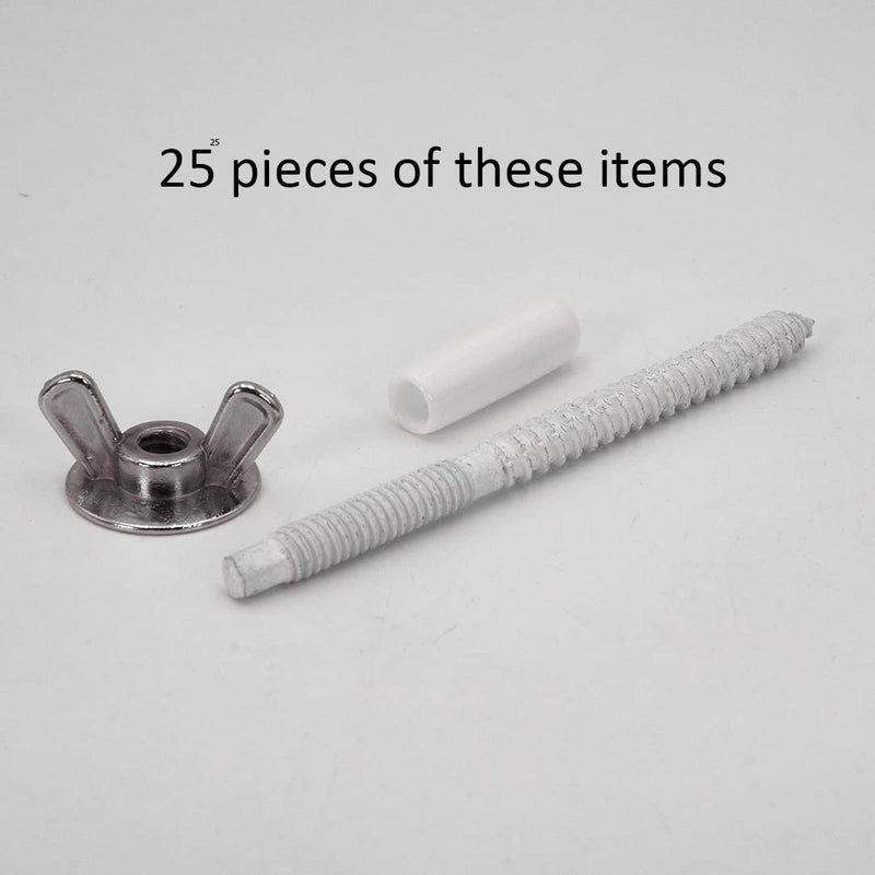 [Australia - AusPower] - CONFAST® 1/4"-20 x 2-1/4" Male Hurricane Anchor Kit (25 sets, 1 driving tool) 