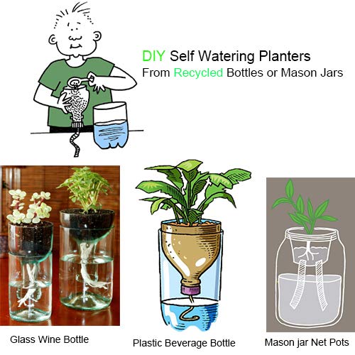 [Australia - AusPower] - ORIMERC 50 feet 1/4 inch Self Watering Capillary Wick Cord Vacation Plant Sitter DIY Hydroponic Wicking Self-Watering Planter Pot Automatic Water System Device Potted Violet Auto Seedling Waterer Rope 50 feet (1/4 inch) 