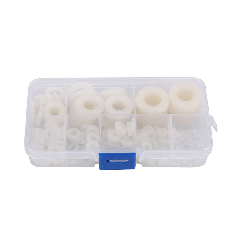 [Australia - AusPower] - Eowpower 270Pcs 8 Sizes Nylon Metric Sealing Washers Assortment Set 