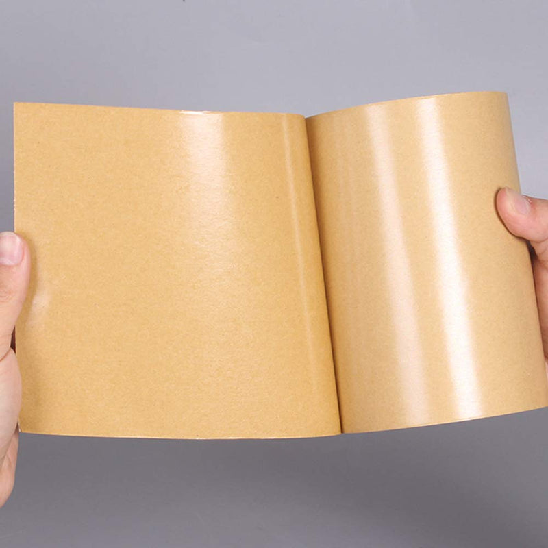 LLPT Recyclable Kraft Gummed Tape 1 Pack 3" x 165Ft Carton Sealing Tape | Tearable & Writable, Strong Adhesive, RoHS Recyclable For Shipping, Carton, Photo Frame Sealing, Fits Cardboard, Wood, Metal 1 Pack 3" x 165 Ft