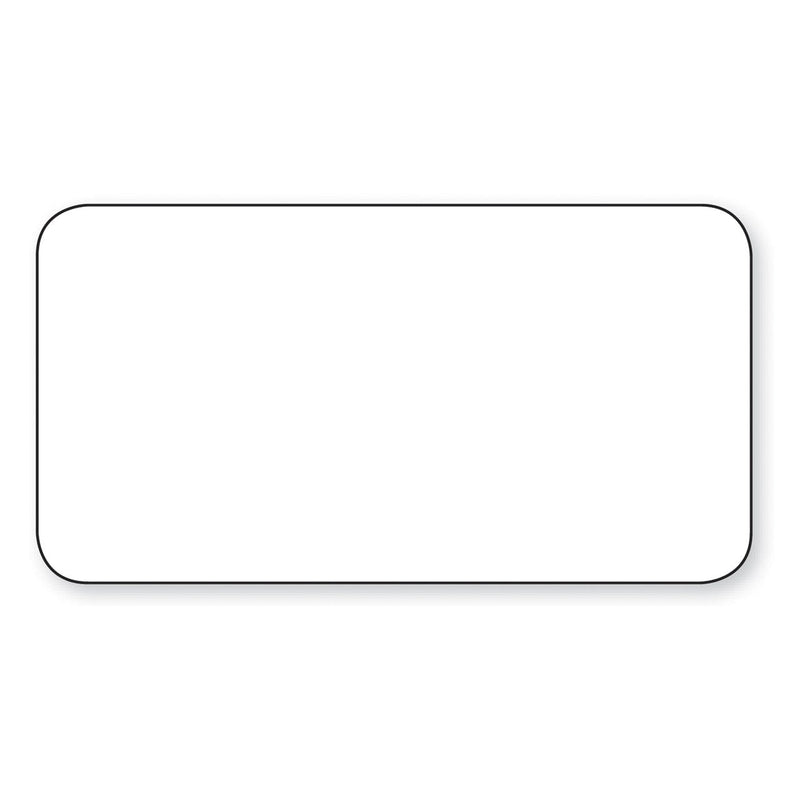 DayMark Safety Systems DissolveMark IT111064 Blank Dissolvable Laser Labels, 1" x 2-5/8", White, 25 Sheets of 30 Labels 1" x 2.5/8"