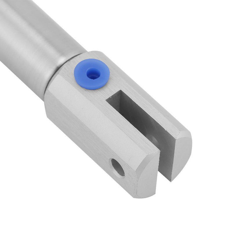 1pc Pneumatic Cylinder Double Acting Stroke 50mm / 2inch Compact Mini Stainless Steel Air Cylinder 1Mpa