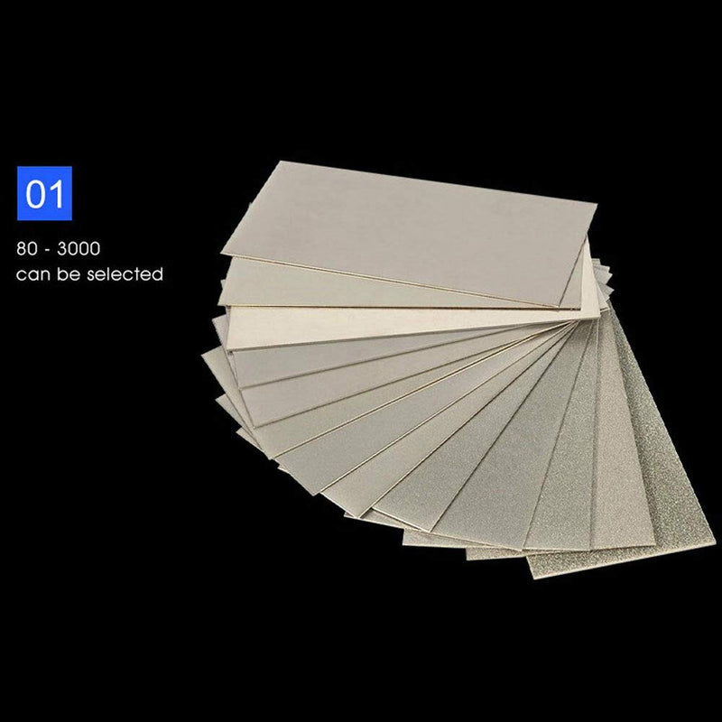 Diamond Sharpening Stones Rectangle Thin Grinding Polishing Knife Sharpening Stones Tool (240 Grit, 1 Piece) 240 Grit