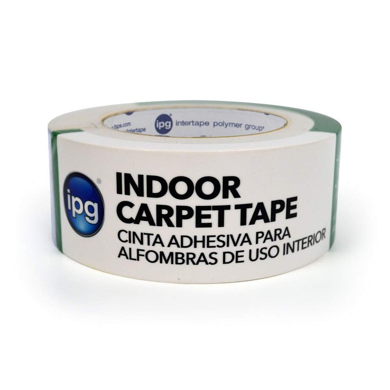 IPG Double-Sided Indoor Carpet Tape, 1.88" x 36 yd (Single Roll) Single Roll