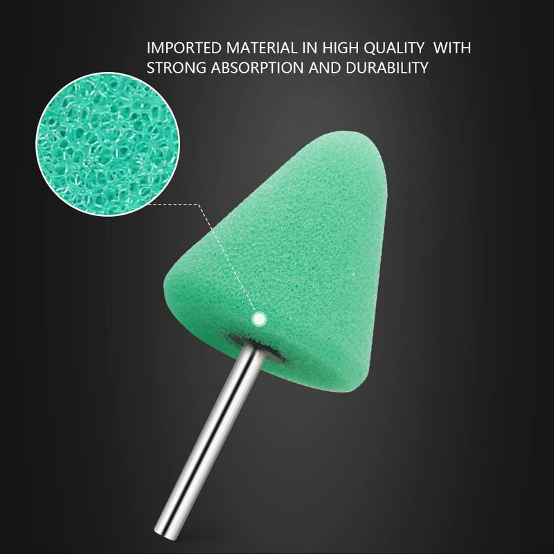 [Australia - AusPower] - Mini Buffing Polishing Pads, 30Pcs Mini Detail Polishing balls Use On Rotary Tools,Cordless electric drill, Small area Polisher Tool for Tight Area Detailing Polishing Waxing And Sealing Glaze -MNPC30 30Pcs DETAIL POLIHSING SETS 