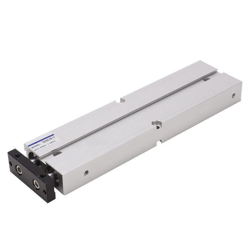 [Australia - AusPower] - Air Cylinder, 1.0MPa 10 to 200mm Stroke Aluminum Alloy Double Rod Double Shaft Air Cylinder, Industrial Air Cylinders (TN16X150-S) TN16X150-S 