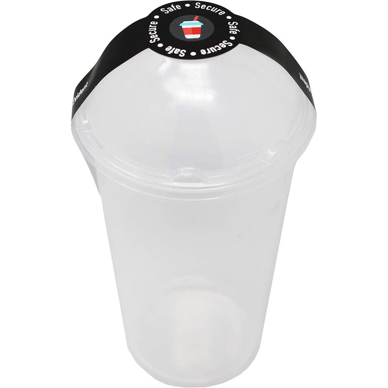 Safe Secure Tamper Evident Proof Seals for Food Safety - to-Go Drink Stickers with Secure, Easy to Peel Stickers, 1 x 9 Inch, 500 Total Labels on a Roll