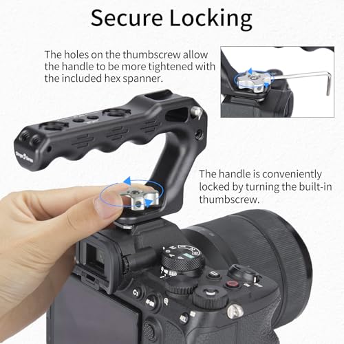 Nitze Mini Camera Top Handle, Cold Shoe Top Handle - PA28M-D3