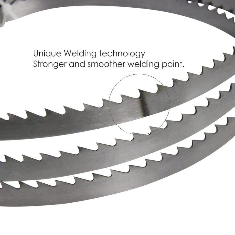 [Australia - AusPower] - Pack of 4 Saw Band Suitable for 8 Inch Band Saws 1400 x 8 x 0.5 mm, 6 Teeth / 25 mm 
