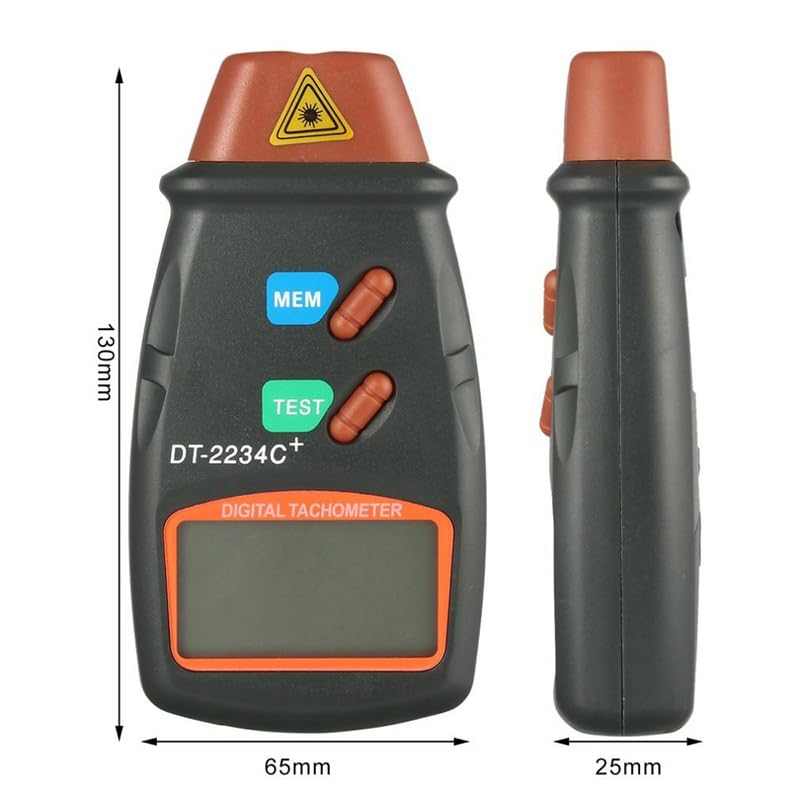 [Australia - AusPower] - Xingdianfu Digital Laser Photo Tachometer Handheld Photo Tachometer Laser Non-Contact RPM Speedometer 