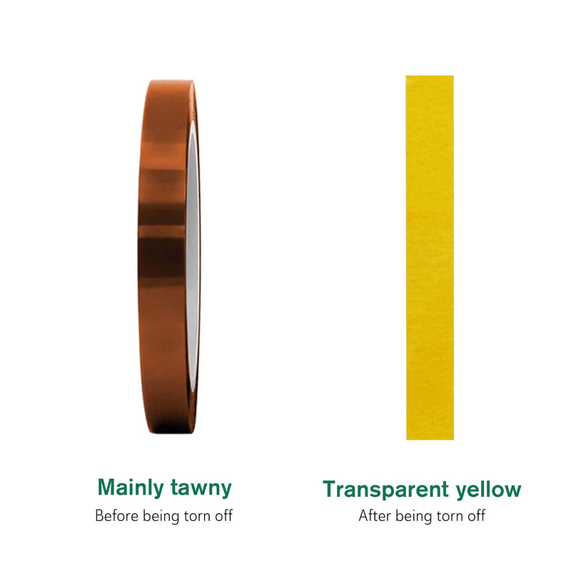 [Australia - AusPower] - A-SUB 2 Rolls Heat Resistant Tape 20mm, No Residue, Heat Transfer Tape for Sublimation, High Temperature Tape for Heat Press, Sublimation Tape, 52ft 