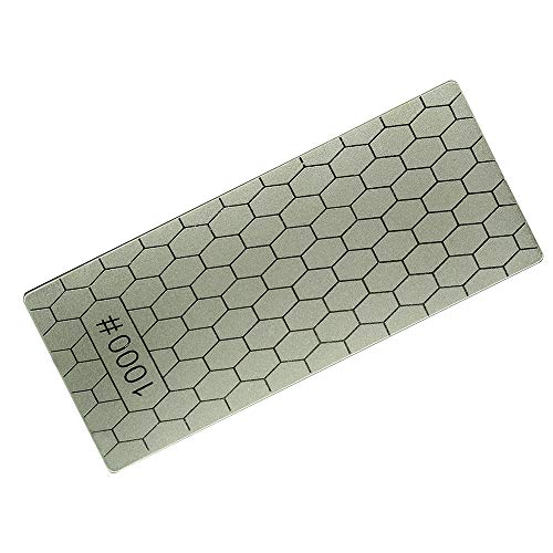 Diamond Sharpening Stone Diamond Plate Whetstone Professional Kitchen Table Stone Sharpening Stone for Sharpening Dull or Tired Edges 15 x 6 cm Pack of 2