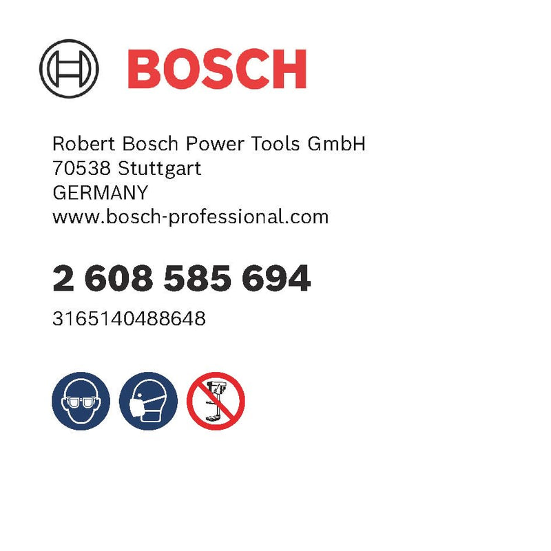 Bosch 2608585694 Wood Auger Drill Bit, Black/Silver, 6 x 100 x 160 mm Ø 6.00 mm