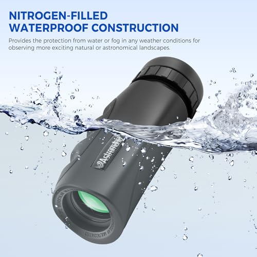 Astromania Monocular Telescope High Power Compact Monocular for Adult 10x25
