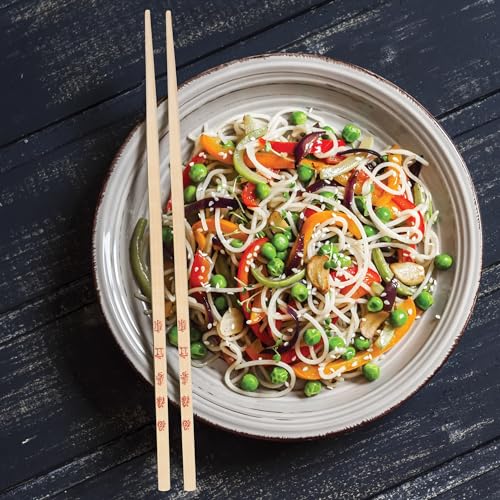 Helen’s Asian Kitchen Bamboo Chopsticks, 10.5-Inches, 10-Pair, Set of 4