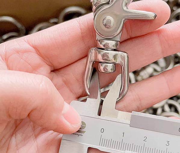 [Australia - AusPower] - 316 Stainless Steel Swivel Eye Trigger Snap Hook Great for Pet Leashes Bag Straps,2 Pack (2-1/2") 2-1/2" 