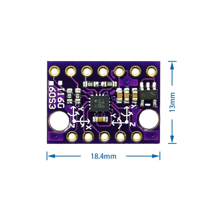 2pcs BMI160 6DOF 6-Axis Accelerometer Gyroscope Inertial Sensor