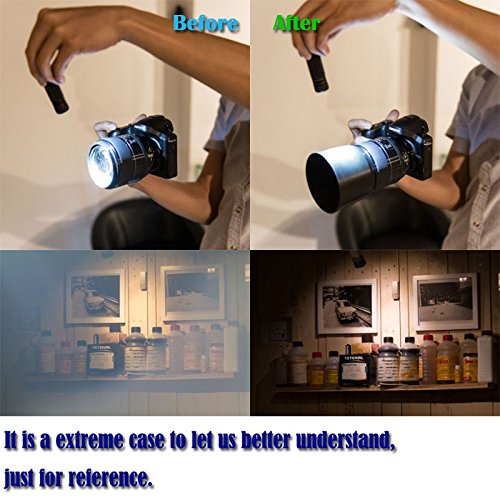[Australia - AusPower] - SIOTI 49mm Lens Hood, Matte Treatment Inside, Aluminum Material, Compatible with All Camera Lens S/C/N/F/O/P etc.(49mm) Standard Vented 