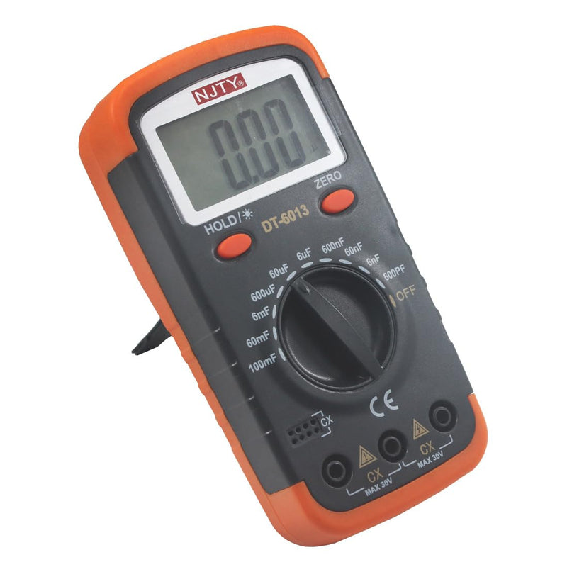 [Australia - AusPower] - DT6013 Digital Capacitor Meter, 6000 Counts Capacitance Tester Large LCD Screen Display Capacitance Meter 0.1pF - 6000uF 