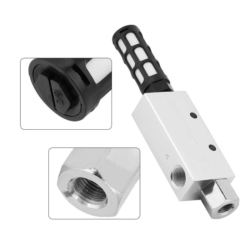 Akozon Vacuum Ejector CV-20HS Pneumatic Vacuum Ejector with Silencer