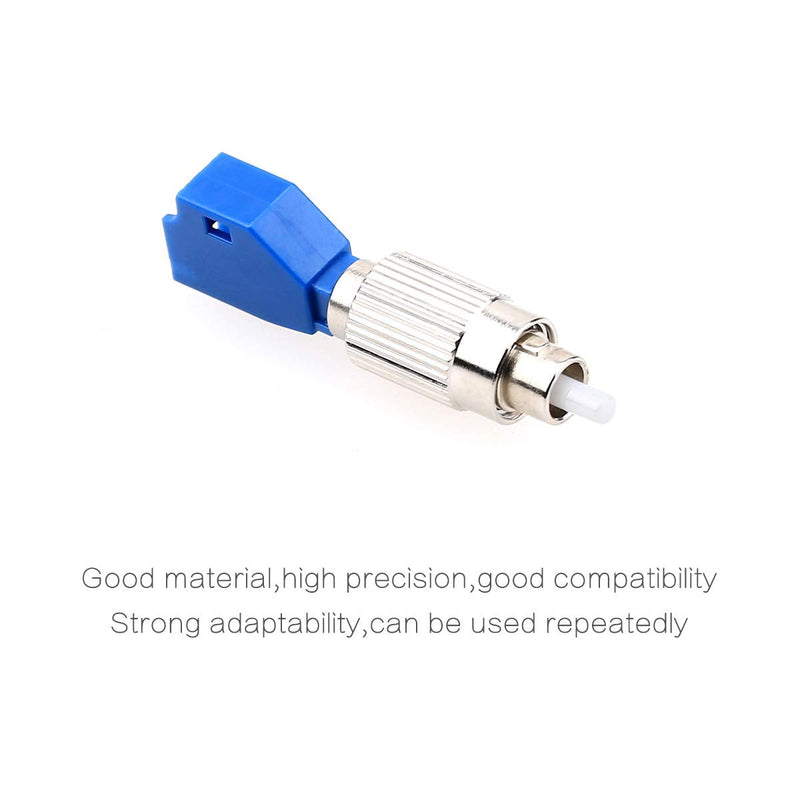 [Australia - AusPower] - 10mW 10KM Aluminium Visual Fault Locator Fiber Tester Detector Meter with 2.5mm Universal Connector FC Male to LC Female Adapter for CATV Telecommunications 