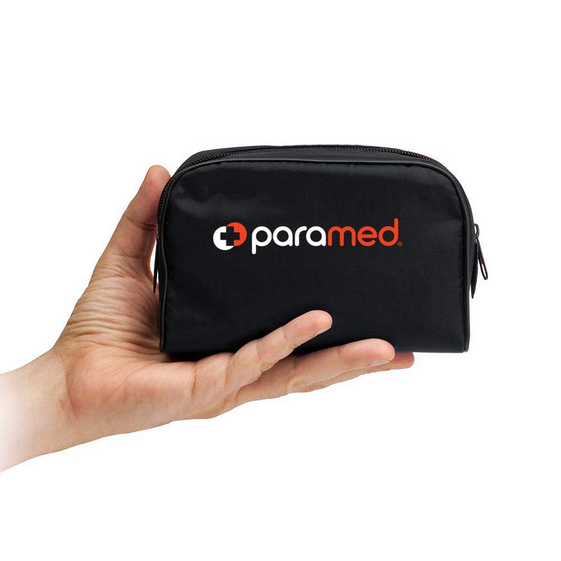 [Australia - AusPower] - PARAMED Aneroid Sphygmomanometer – Manual Blood Pressure Cuff with Universal Cuff 8.7-16.5" and D-Ring – Carrying Case in The kit – Black – Stethoscope Not Included 