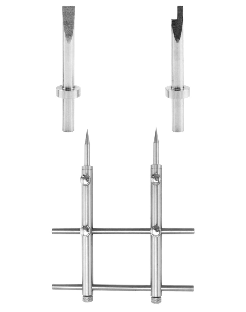 [Australia - AusPower] - QWORK Camera Lens Openning Repairing Tool Kit, DSLR Camera Tool Set, 3/8" to 3-15/16" Lens Repair Set, Anti-Magnetic 3 Tips, 6 Screws and 2 Hexagon Wrench for Canon Nikon Sony Olympus Camera 