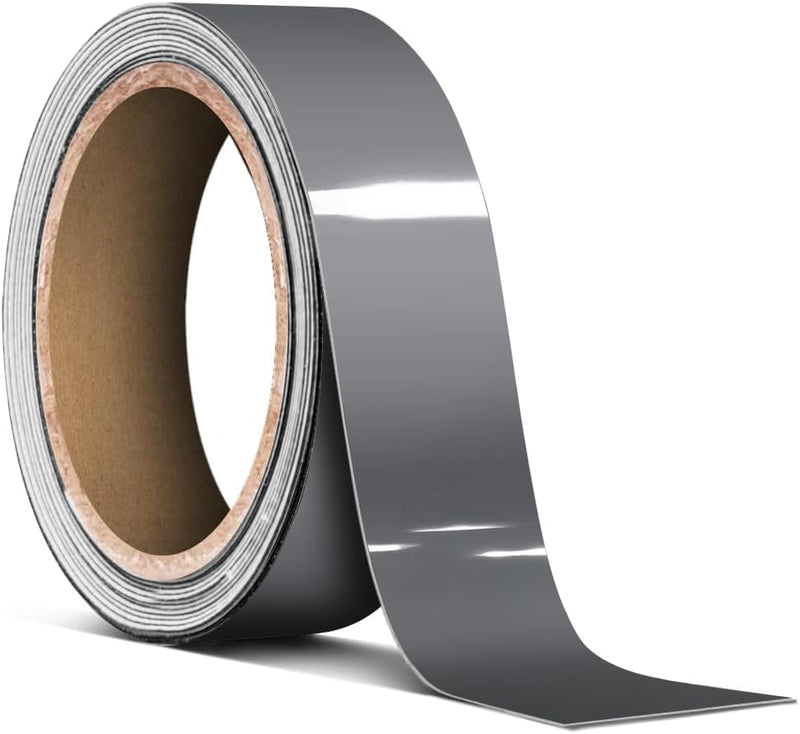 VViViD Ultra Gloss Nardo Grey Air-Release Adhesive Vinyl Pinstripe Tape Roll (1 Inch x 20ft) 1” x 20ft