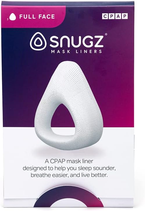 [Australia - AusPower] - Cloud Bamboo Organic Fabric Full-Face (Nose and Mouth) CPAP Mask Liner: Superior Comfort, Unbelievably Soft, Machine Washable, 2 Per Pack. Medium/Large 