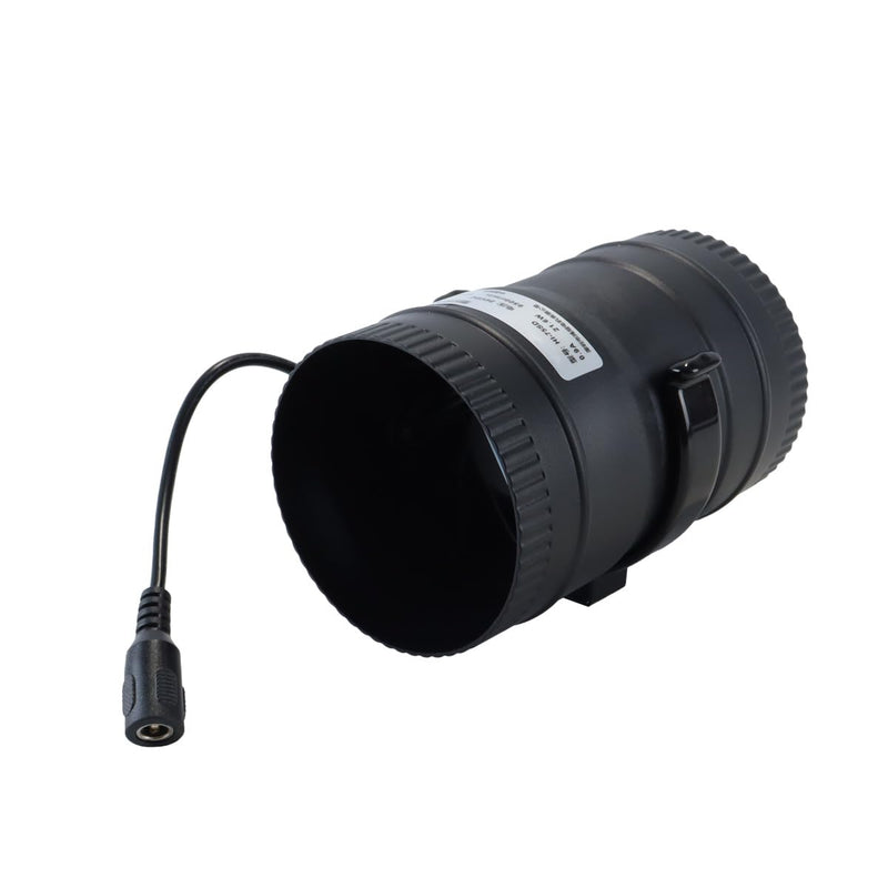 24 V 3 Inch Brushless DC Motor Fan with Variable Frequency, Diameter 75 mm 338Pa 165 M³/H Adjustable Pipe Fan