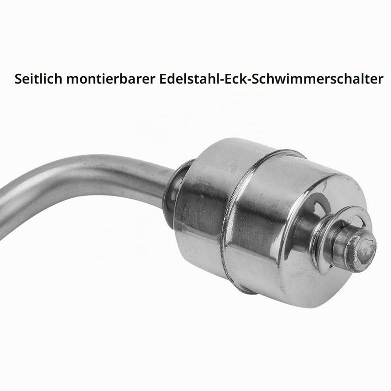 Float Switch Liquid Level Sensor, Liquid Level Sensor, 75mm 304 Stainless Steel Float Switch for Pool Can AC 220V DC 200V Pool Float Switch