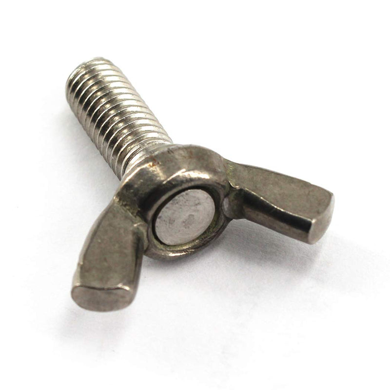 [Australia - AusPower] - M5x8 Wing Bolt 304 Stainless Steel Butterfly Screw Bolt (Pack of 30) M5x8 