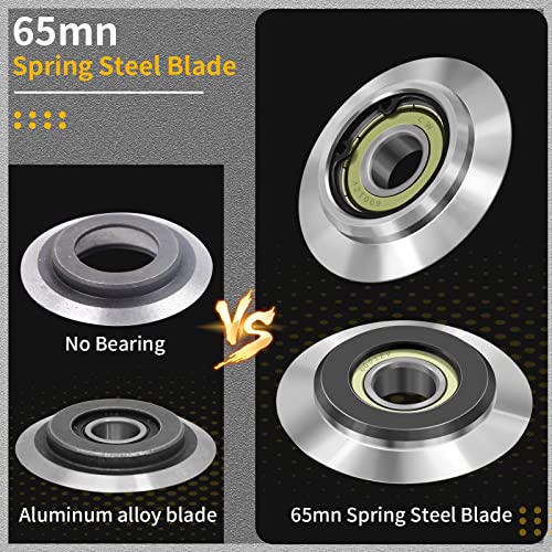 SENDUO wire stripper replacement blades, 2-piece 65Mn spring steel blade set
