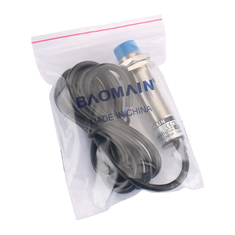 [Australia - AusPower] - Baomain M18 Capacitance Proximity Sensor Switch LJC18A3-B-J/DZ NC AC 90-250V 200mA Detect 10mm 