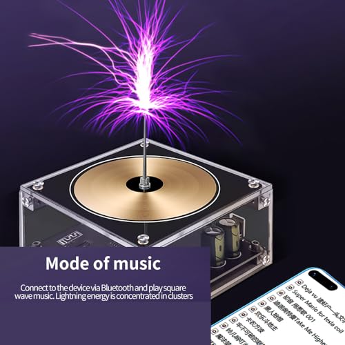 BT Version, Multifunctional Electronics, Mobile Phone, Tesla Coil Module, Artificial Flashes, Electric Arc Generator, Wireless Sound Transmission, Scientific Experimental S