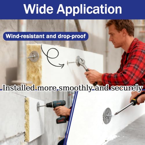 Foam Board Fasteners Washers for Insulation Board 300pcs HS/DP-05 300