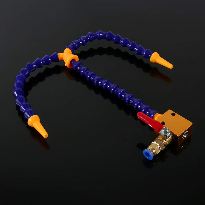 [Australia - AusPower] - Spray Nozzle Mist Coolant Lubrication Spray System Pipe Valve for 8 mm Air Line CNC Lathes Milling Machines 