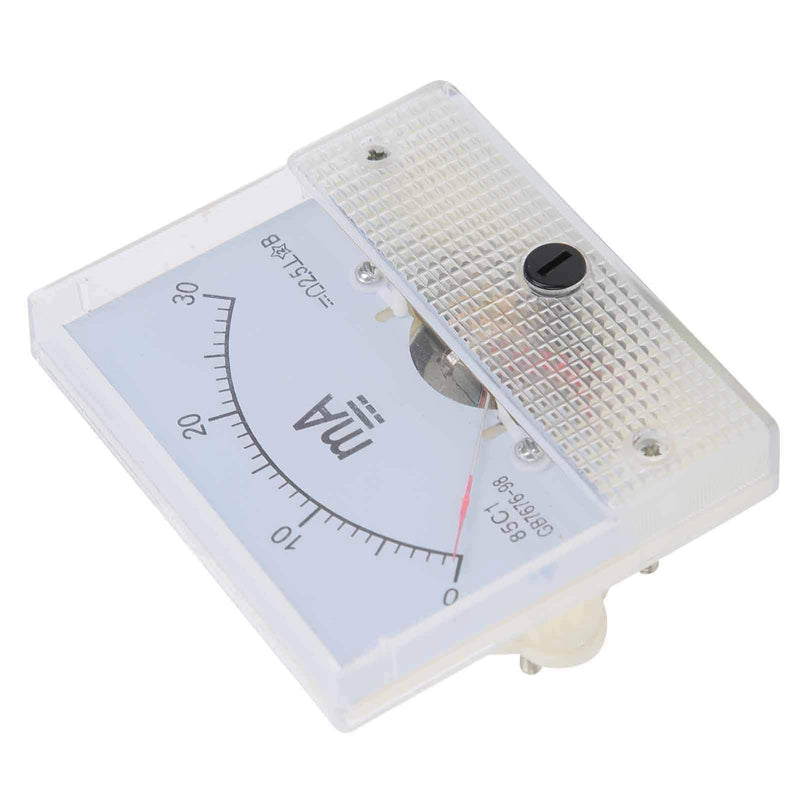 Pack of 2 Ammeter Analogue Voltmeters, 85C1 DC 0-30MA Ammeter Pointer Electric Tester for Voltage Stabilisers | Pointer Voltmeter, ABS, Distributors