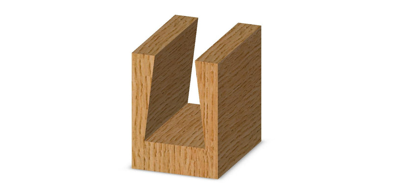 Whiteside D7-530 7 Degree Angle Dovetail Router Bit: 17/32 Inch Large Diameter, 3/4 Inch Cut Depth, 1/4 Inch Shank, 2-1/4 Inch Overall Length