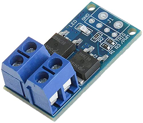 [Australia - AusPower] - 5PCS DC 5V-36V 15A(Max 30A) 400W Dual High-Power MOS Transistor Driving Controller Module FET Trigger Switch Drive Board 0-20KHz PWM Electronic Switch Control Board DC Motor Speed Controller 5 Pack 